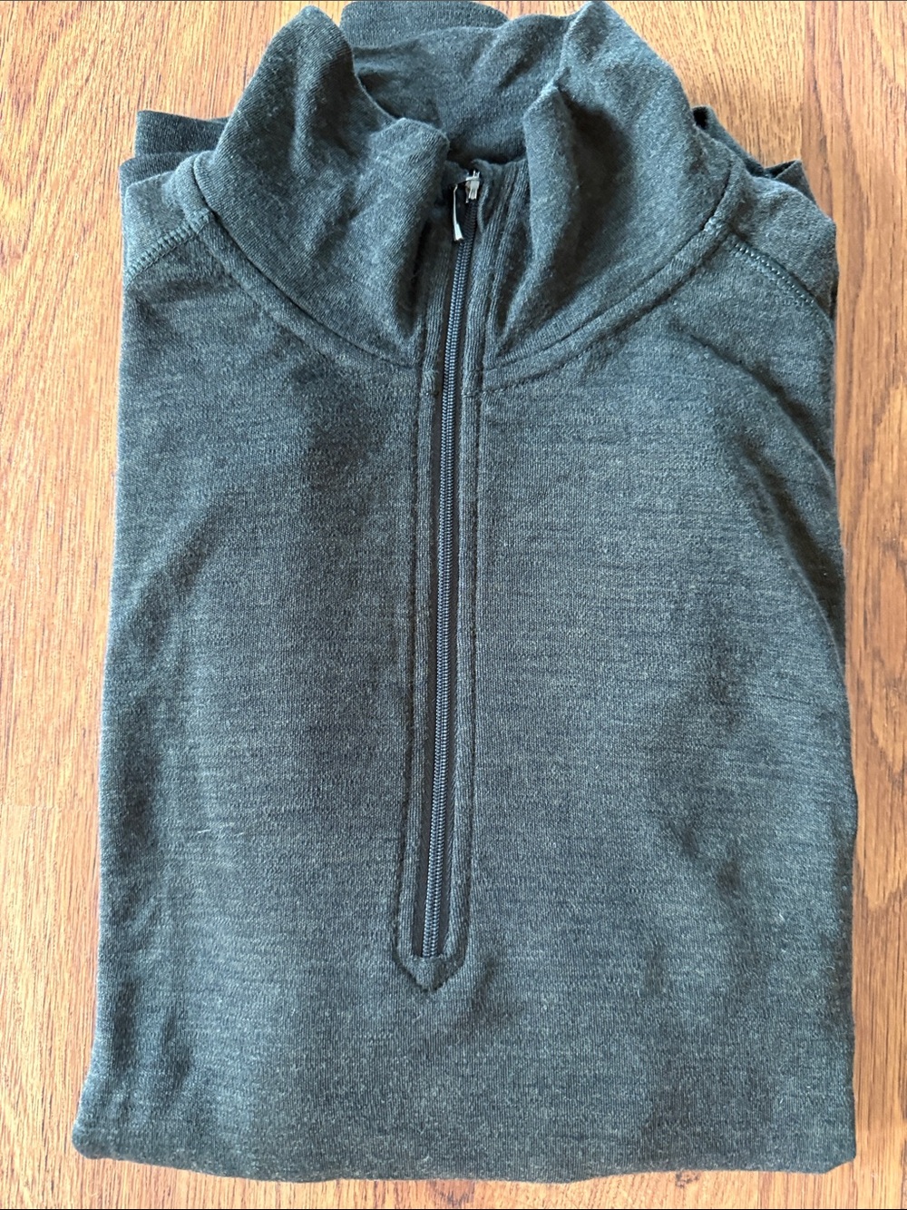 Men's Smartwool Forest Green  Half-Zip Sweater Size M